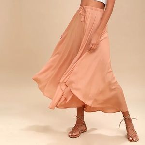 Samoa Blush Midi Skirt - NEW